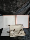 Authentic Hermes Empty Box  147 W tissue Paper   3 Dust Bags