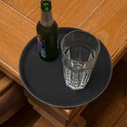 Carlisle 1100gl004 Griplite Round Tray 11  Black  lot Of 12 