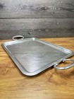 Christofle Albi French Silverplate Large Rectangle Serving Tray With Handles