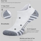 6-12 Pairs Mens Plain Solid Polyester Sports Ankle Socks Low Cut Size 9-13