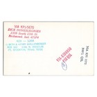 Vintage Baseball Fanatic Cb Radio Card - Boone Iowa - 1970s Qsl Ham - Keely Fam