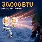 30 000 Btu Propane Tank Top Heater Portable Outdoor Heaters W  Tip-over Switch