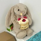 Bashful Birthday Cake Beige Rabbit  Stuffed Animal Soft Plush Toy Nwt