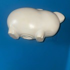 Vintage 1977 Colorful Piggy Coin Bank By Sanitoy Inc 