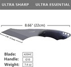 Oerla Ol-0022p Outdoor Duty Fixed Blade Knife With G10 Handle And Kydex Sheath