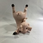 Pink Pig Bookend figurine 6  X 5  15oz