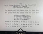 1932 Smith Corona Medalian Flat Top Typewriter  Green  Very Good Condition 