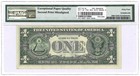1977  1 Federal Reserve Note Chicago Fr 1909-g Pmg Ch Unc 64 Epq Error
