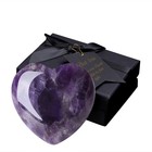 Maibaota 60 Mm Amethyst Crystal Natural Heart Stone 60 Mm 