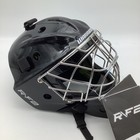 Warrior Ritual F2 E Junior Goalie Mask Black Hockey Helmet Jr O s With Bag New