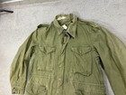 Vintage Us Army M-1951 Field Jacket Mens Medium Olive Green Sateen Parka 50s 60s