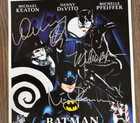 Batman Returns Signed Movie Poster 11x17 With Coa - Authentic Memorabilia