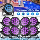 12pcs 14led Outdoor Stage Par Light Ip65 Waterproof Rgbw Dmx Bar Party Dj Lights