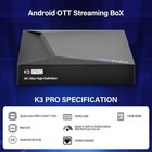 We2usat K3pro 6k Super Clear Android Tv Box Smart Voice Remote Radio 4k Hdr