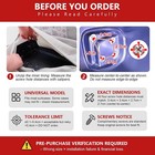 1 Pair Universal Luggage Suitcase Wheels Replacement Double Row Mute Rollers