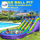 Grade Water Slide Inflatable With Pool For Kids Double Slide With Pool   Blower