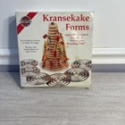 Kransekake Forms Norwegian Wedding Cake Norpro Nonstick Xmas Tree In Box