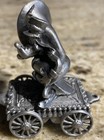Disney Hudson Pewter Goofy Tuba Marching Band Music Train Figurine  3951 New Nos