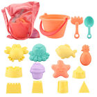 Collapsible Beach Toys For Kids 3 13 15pcs Sand Bucket   Castle Toys For Beach