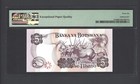 Botswana 5 Pula Nd 1992  P11a Uncirculated Grade 66