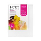 Canvas  9 x12   7 Pack  100  Cotton Acid Free  White  Academic Canvas
