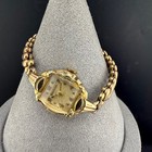 Vintage Bulova Watch Gold Tone Art Deco Expansion Band L5 R356453 5 5in