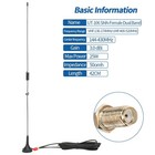 2pcs Ut-106 Sma-f Dual Band Antenna For Baofeng Uv-5r Uv-82 Px-777 Tyt Th-uv88