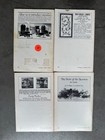  rare  Vintage Nutshell News Magazine Lot Of 4 Issues 1978 Dollhouse Miniatures