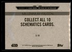 2019 Topps Star Wars Journey To Rise Of Skywalker Schematics Millennium Falcon