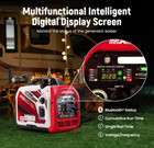 4000 Watt Dual Fuel Inverter Generator With Bluetooth Control Start And Display