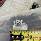 Vintage 1989  Mimi Di N Silver Toned Apple Belt Buckle