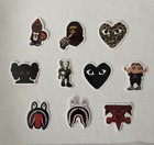 Lot Of Ten Vinyl Stickers - Hypebeast-  Waterproof