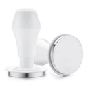 New Normcore V4 1 58 5mm Spring Loaded Coffee Tamper   Tamper Stand In White