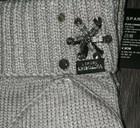 Victorias Secret Convertible Gloves Brand New Grey Rhinestone Snowflake Sparkle