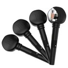 Professional 4 4 3 4 Violin Tuning Pegs Set - 4pcs Geared Tuners 8 0mm