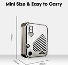 3-layer Metal Poker Card Pushing Toy To Relieve Stress And Anxiety  silver A 
