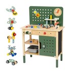 Kids Tool Bench   wooden Toddler Workbench With Tools Set   large Storage Wooden
