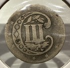 1858 Three Cent Silver 3c U s  Coin Star Trime With Arrows