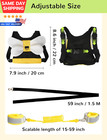 Toddler Harness With Anti Lost Wrist Link - Cute Children Leashes  Yellow Bees B