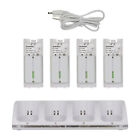 2 4 Rechargeable Batteries Pack  Charger Dock For Nintendo Wii Remote Controller