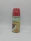Vintage 1957 Brave Eagle Thermos Bottle W  Lid Stopper American Thermos Co 