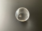 Tiffany   Co Crystal Baseball Paperweight Holder