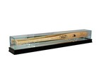 New  Glass Baseball Bat Display Case Cherry Sport Molding Uv Free Shipping