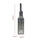 Key Decoder 2 In 1 Portable Lock Picking Set Hook And Pickup Tool Kit Ergonomic