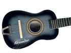 23  Gray Kids Acoustic Guitar With Personalized Your Child Name On Guitar Face