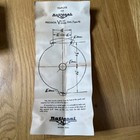 Nos National Radio Velvet Vernier Type N Dial Unused Vintage Scale 5 0-190