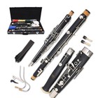 Yinfente Bassoon C Tone Composite Ebonite Materials Body With Case reed cleaning