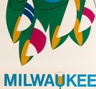 Milwaukee Wisconsin 1970 Sailing   Beer Vintage Poster Print Retro Airline Art