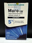 3x Bausch   Lomb Muro 128 Ointment Twin Pack  25 Oz 7 0g   for Corneal Edema