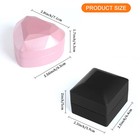 Led Light Ring Box With Velvet Interior For Rings Jewelry Display Gift Case
